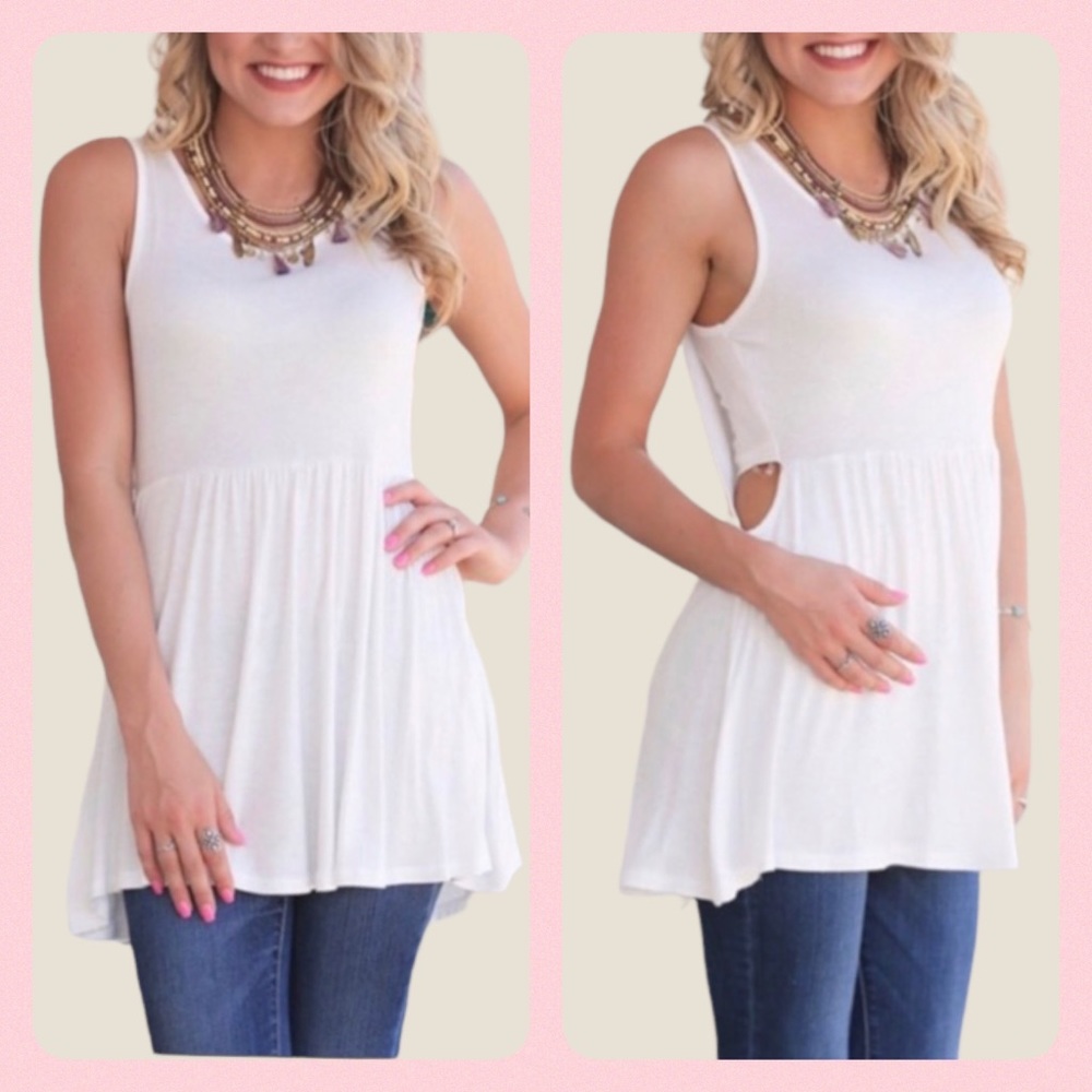 NEW✔️ BABYDOLL TUNIC👚, Casual or Dressed up, just ADD Cardi for pop of color😉
